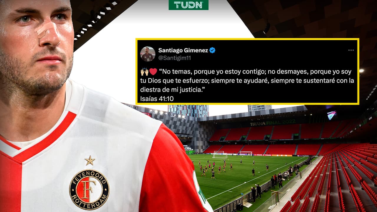 Santi Giménez reacciona a su lesión con un conmovedor mensaje