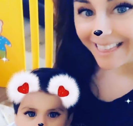 Aunque hace pocos días se hizo oficial la adopción de su hijo Mateo ante la corte, la actriz ya había compartido imágenes del nuevo integrante de la familia.