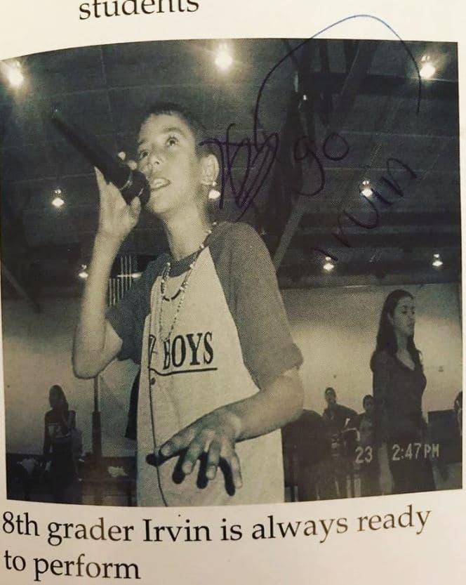 La pasión por la música fue parte de su vida desde su niñez. “Desde chico sabía que un escenario y cantar sería lo mío”, escribió en su Instagram.