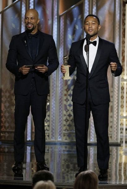 Common y John Legend vencieron por Mejor Canción, de la cinta 'Selma'.
