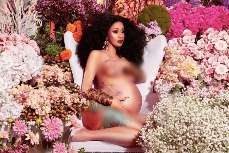 When her daughter was born, Cardi B announced it by posting naked picture on Instagram.
