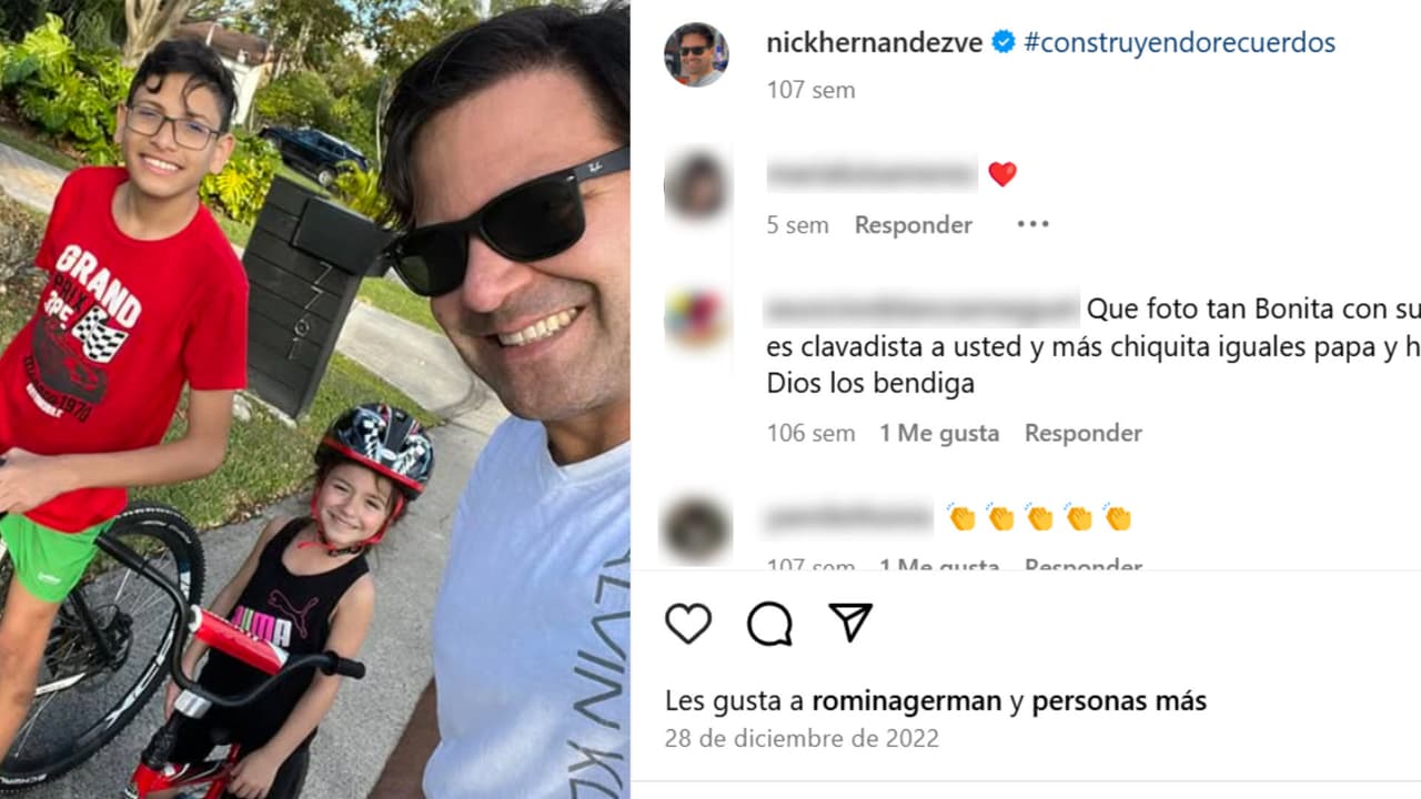 La hija menor de 'La Venenosa' aparece en esta foto de diciembre de 2022 junto a Nick Hernández y uno de sus hijos mayores.