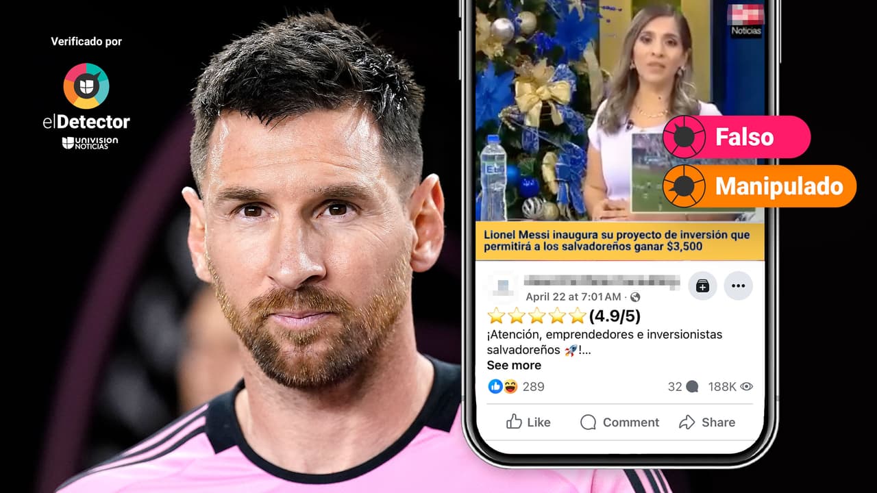 Desde el equipo de comunicaciones de Messi confirmaron a 
<b>elDetector </b>que se trata de una falsedad.