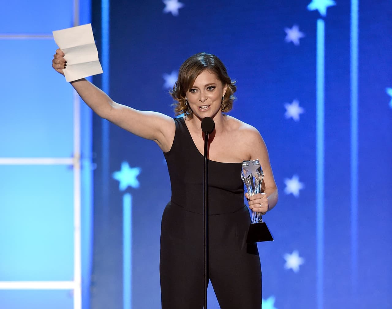 Rachel Bloom ganó como Mejor Actriz en una Serie de Comedia.