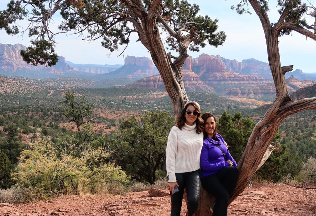 En el mes de noviembre, Maity y su madre viajaron a concoer los bellos paisajes de Arizona.
