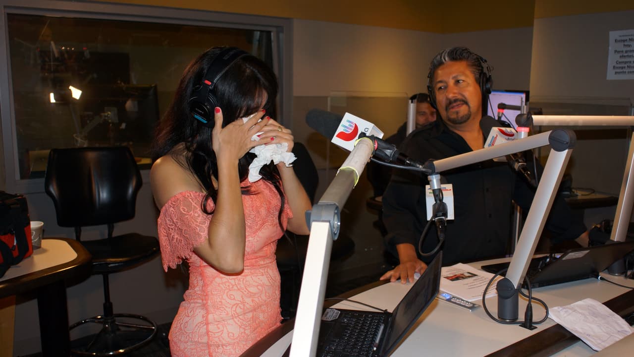 Hubo momentos en los que Carla no pudo contener las lagrimas.