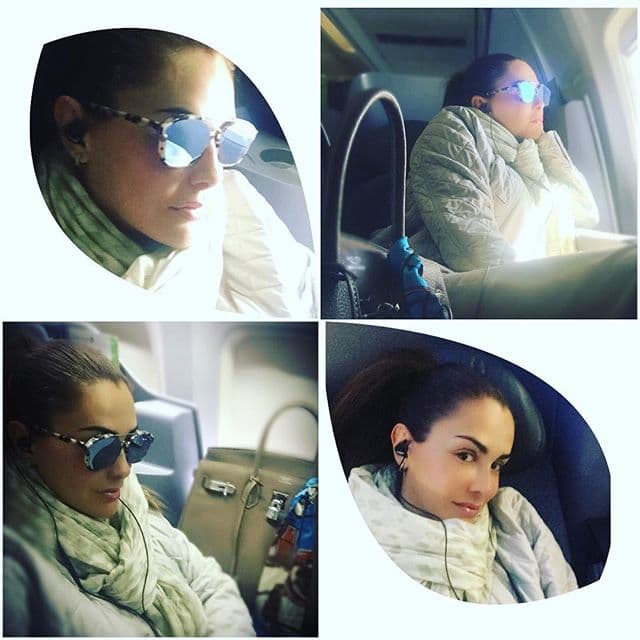 Luego de tanto trabajar, Ninel descansó de sus compromisos viajando con la cara completamente limpia. ¡Qué bella!