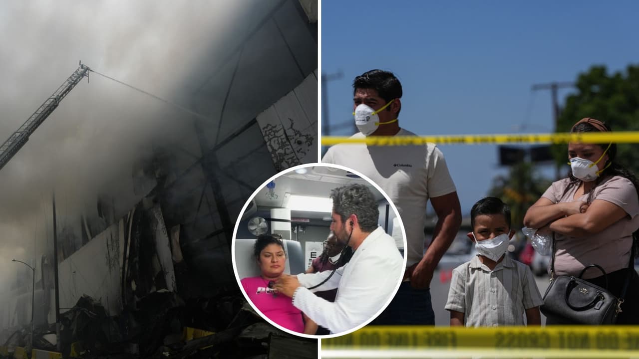 Incendio en Boyle Heights entra a su octavo día y crecen quejas por humo e irritación