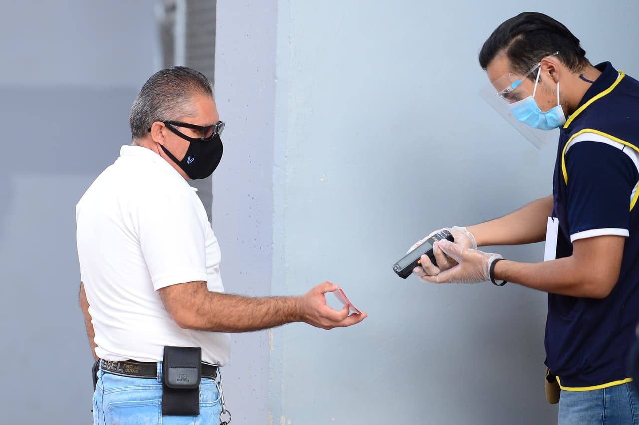 Así registraron los boletos de los asistentes.