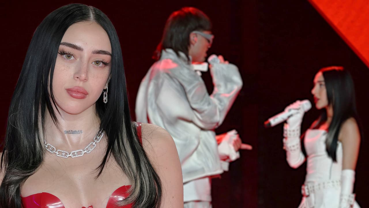 Nicki Nicole se quiebra en pleno concierto tras la supuesta infidelidad de Peso Pluma