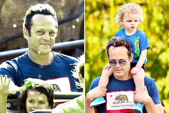 Vince Vaughn en el "lugar más feliz de la Tierra".