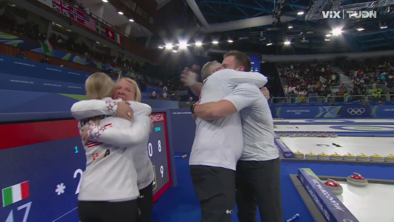Estados Unidos elimina a Italia y va por el oro en curling