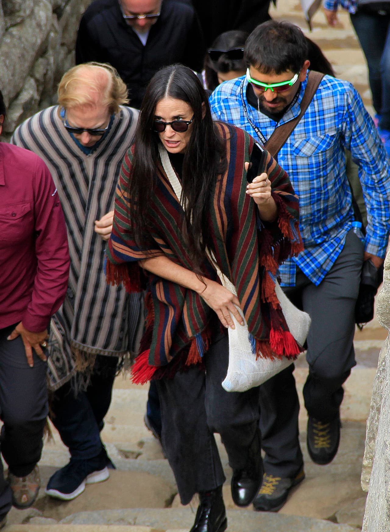 Notamos que la actriz tiene muy buena condición física.