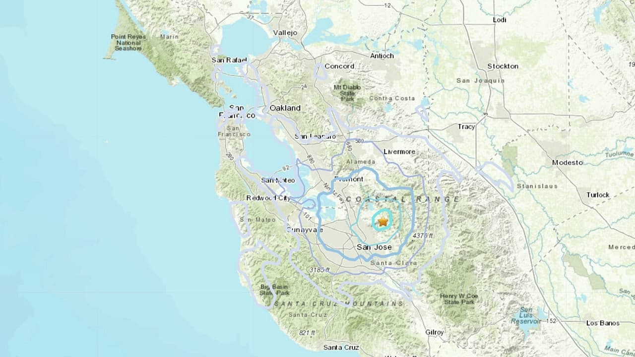 Un sismo de magnitud 3.6 sacude el sur de la Bahía de San Francisco