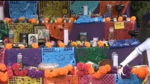 Las festividades de Día de Muertos han comenzado a inundar Market Square donde todo el público en general puede disfrutar sin costo de las tradicionales ofrendas, además de exhibición de películas y varias actividades más.