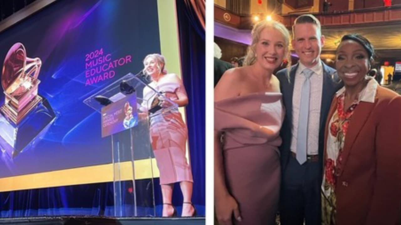 Un Grammy para nuestra región: Annie Ray, maestra de Fairfax, gana premio Grammy Music Educator 2024