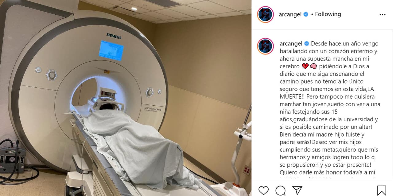"Desde hace un año vengo batallando con un corazón enfermo y
<b><a href="https://www.instagram.com/p/CIk8lEyJMYU/" target="_blank">ahora una supuesta mancha en mi cerebro</a></b>", escribió la mañana de este miércoles 9 junto a esta foto.
<br>