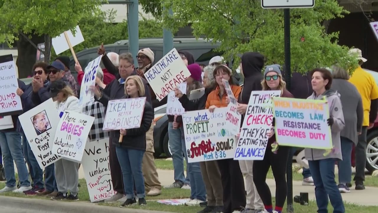 Protestas No Kings toman el condado Tarrant este fin de semana en Texas
