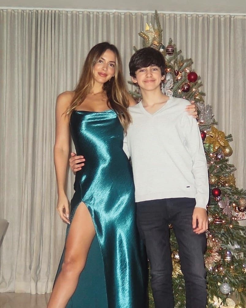 La modelo y empresaria Shannon de Lima y su hijo Daniel Alejandro pidieron "mucho amor y salud para todos".