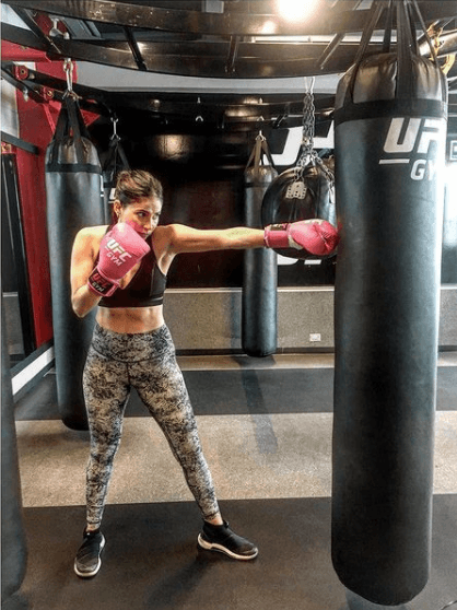 Su deporte favorito es el box y lo ha practicado durante años; sin embargo, no se considera una profesional.
<br>