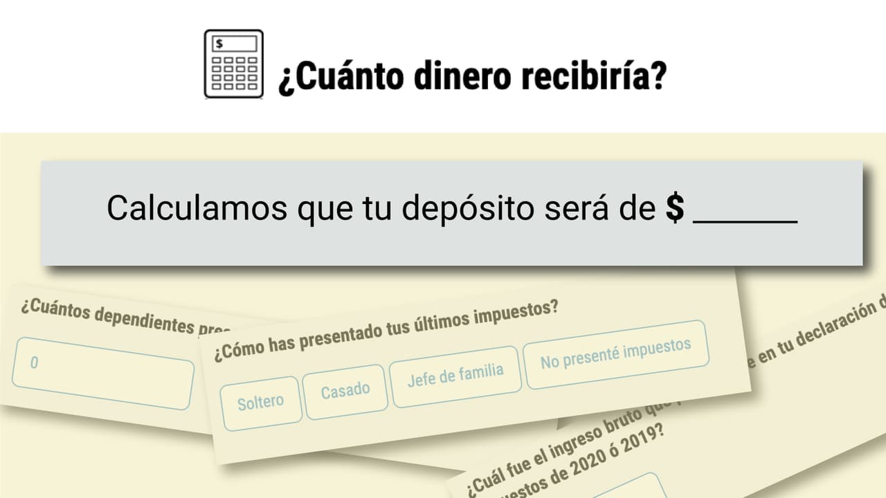 ¿De cuánto será tu tercer 'cheque' de estímulo económico? Calcula el monto con esta herramienta