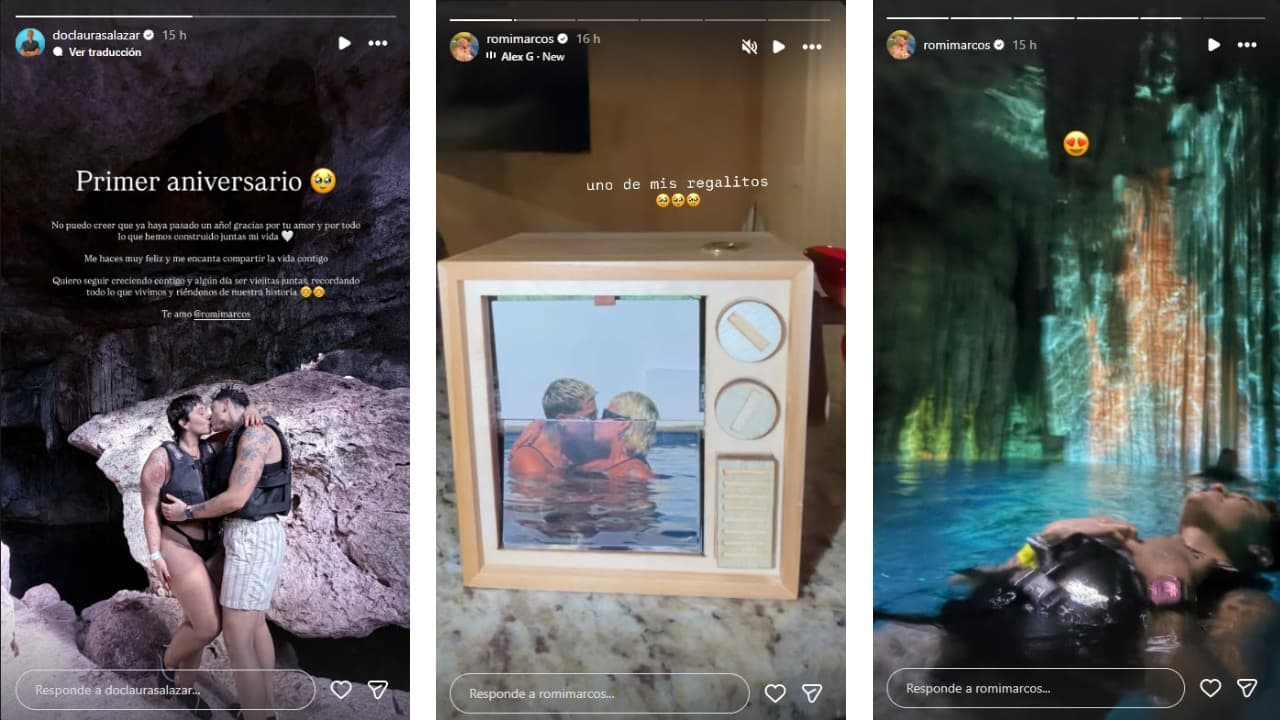 Celebran su primer aniversario como novias.