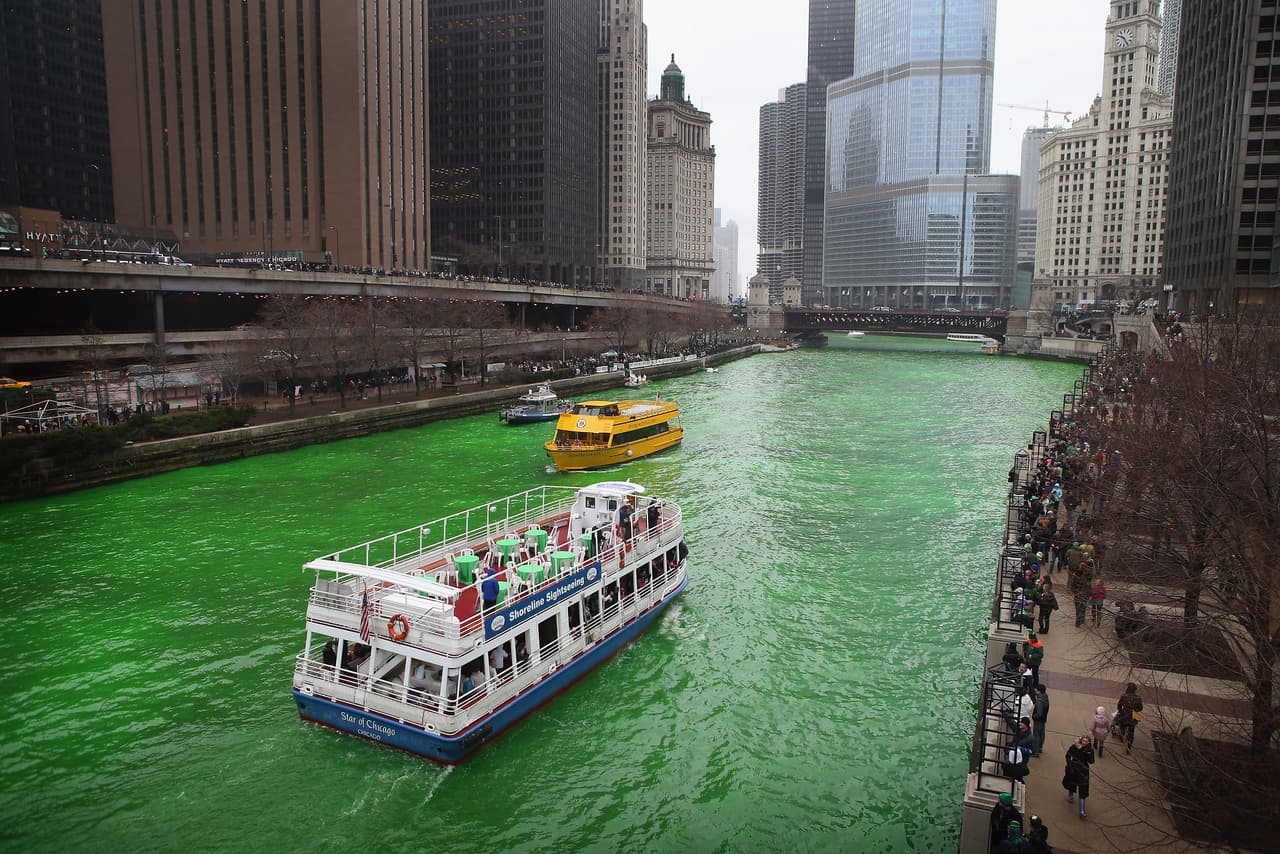 Cuándo se pintará de verde el Río Chicago y todo sobre el Desfile de San Patricio 