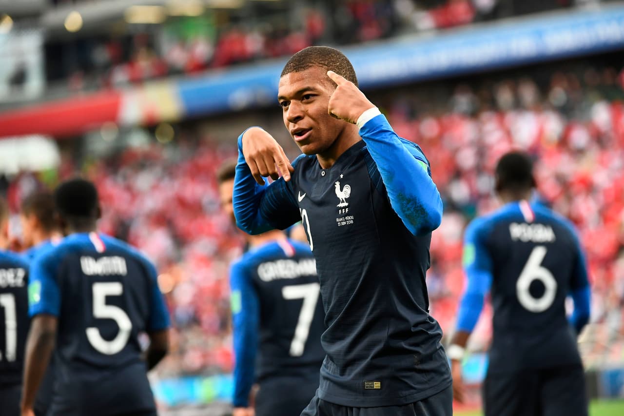 <b>1. Kylian Mbappé (19 años / Francia) - </b>Un gol ante Perú.