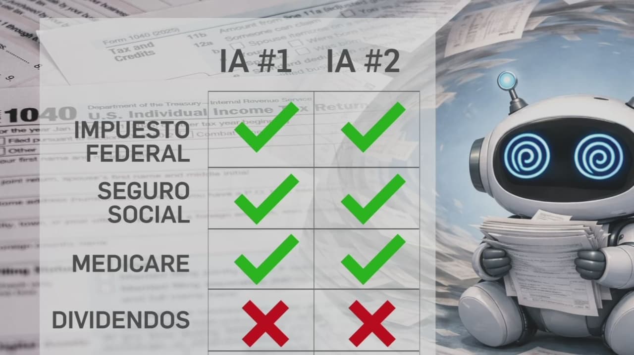 ¿Confiarías tus impuestos a la IA? Expertos advierten sobre posibles errores
