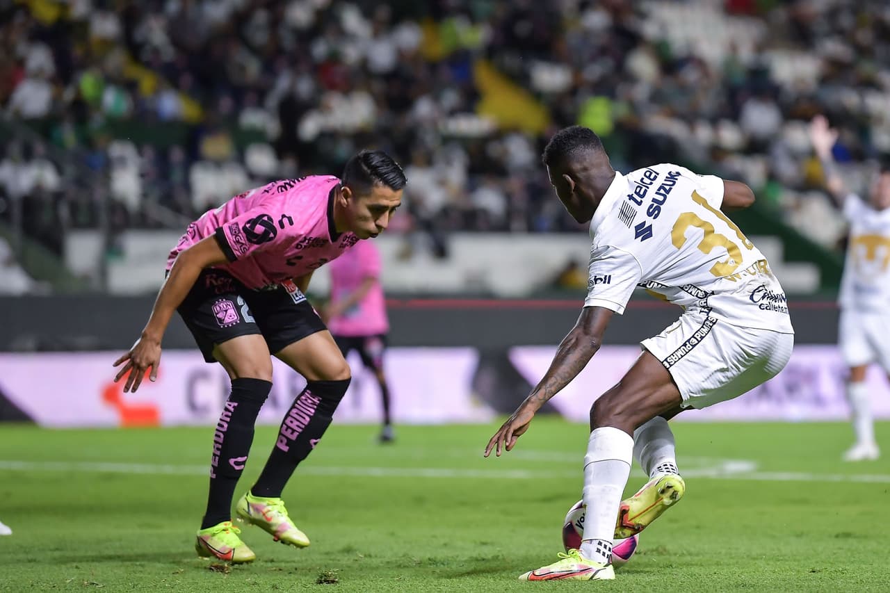 Juan Dinenno y Marco García hacen que Pumas brille de visita y vencen 1-2 a León.