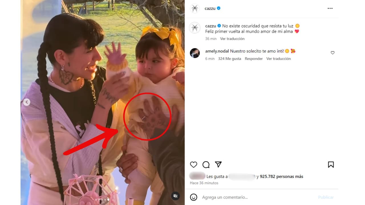 Así reaparecieron Nodal y Cazzu juntos en la fiesta de cumpleaños de Inti.