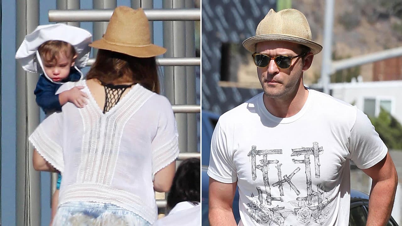 Jessica Biel no para de ensuciarse desde que es madre