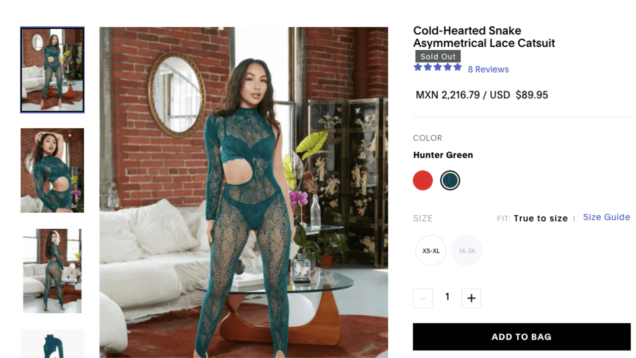 Catsuit Savage X Fenty