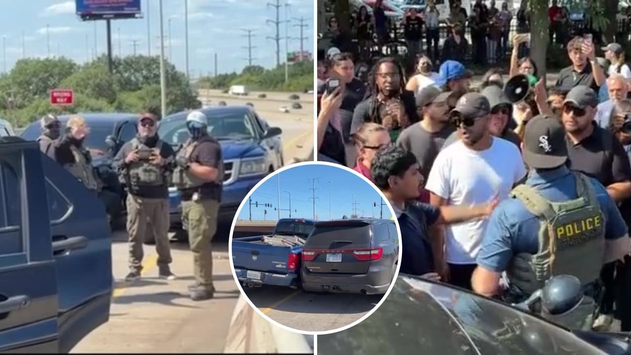 ICE revela quién es el detenido del choque en la I-55 de Chicago 