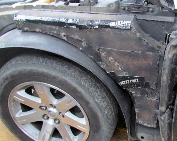 Casi 25 libras de metanfetamina se ocultaban en el compartimiento de una camioneta SUV que cruzaba la garita de San Luis, Arizona, el 21 de enero de 2017.