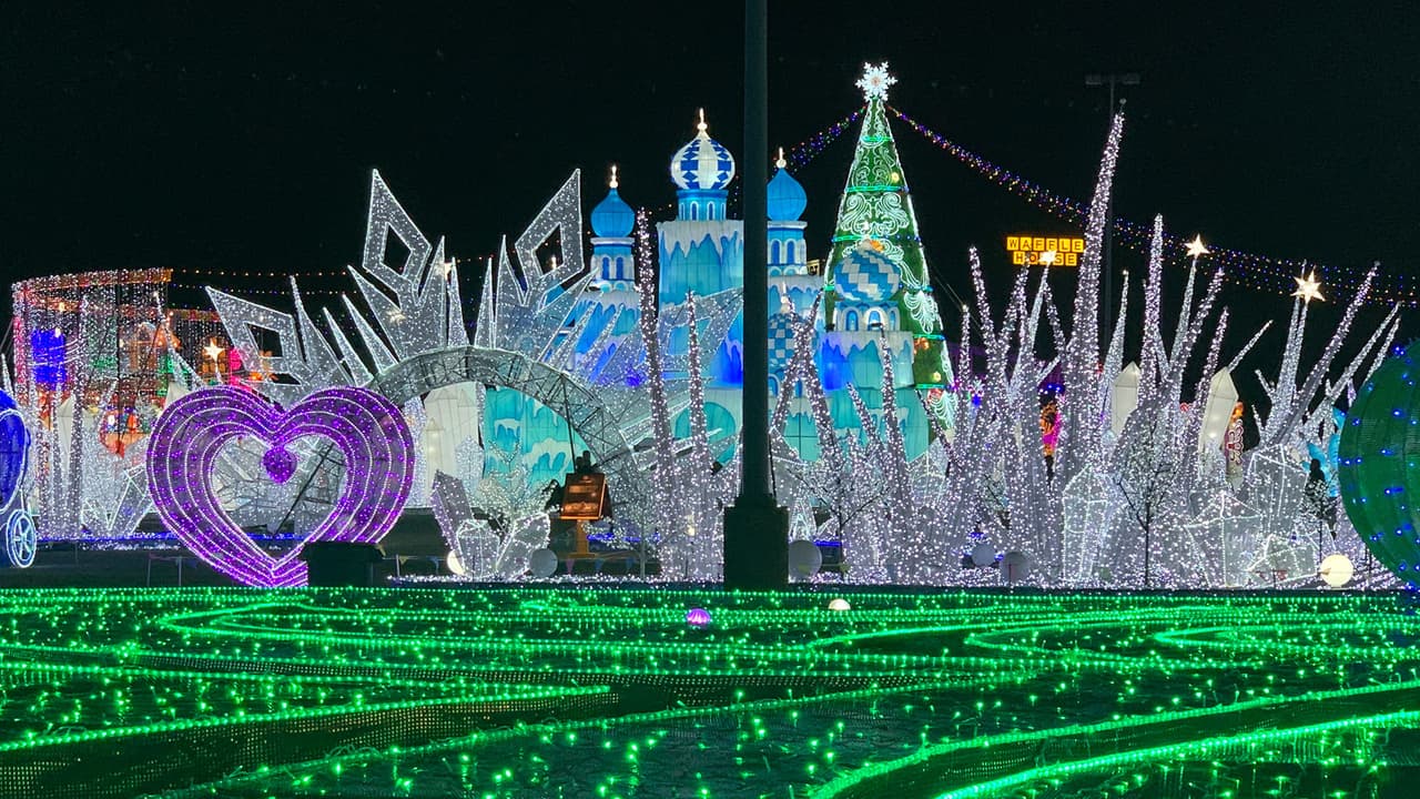 Magical Winter Lights es el festival de luces navideñas más grande en su tipo en los Estados Unidos.