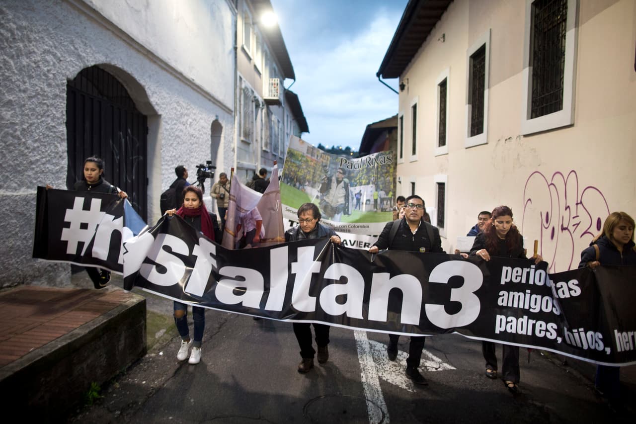 Con el asesinato de nuestros compañeros, los periodistas en Ecuador le hemos visto las orejas al lobo 