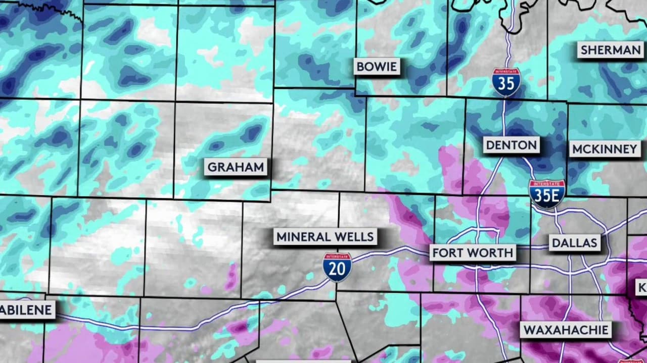 Pronóstico del tiempo hoy en Dallas: se espera llegada de una nueva banda de nieve