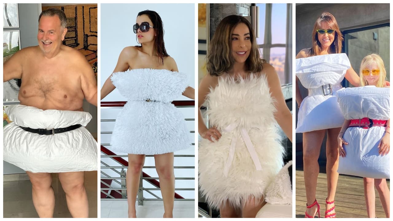Al igual que sus compañeros de
<b><a href="https://www.univision.com/shows/el-gordo-y-la-flaca/a-ella-no-le-pagan-por-hacer-nada-raul-le-responde-a-frida-sofia-el-comentario-que-hizo-tras-su-reto-de-la-almohada-video">El Gordo y La Flaca</a></b>, el español mostró su #PillowDress.
<br>