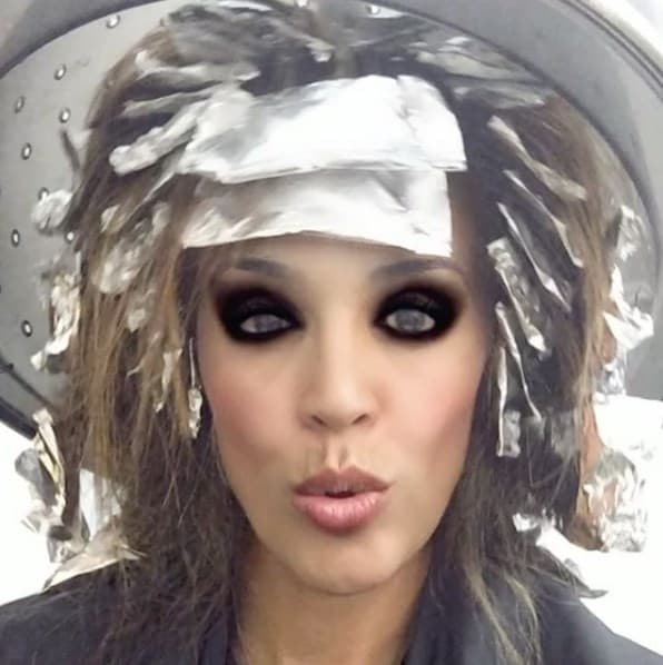 La fiebre de Snapchat contagió a Karla y miren que original imágen compartió en sus redes sociales (Septiembre 27, 2016)