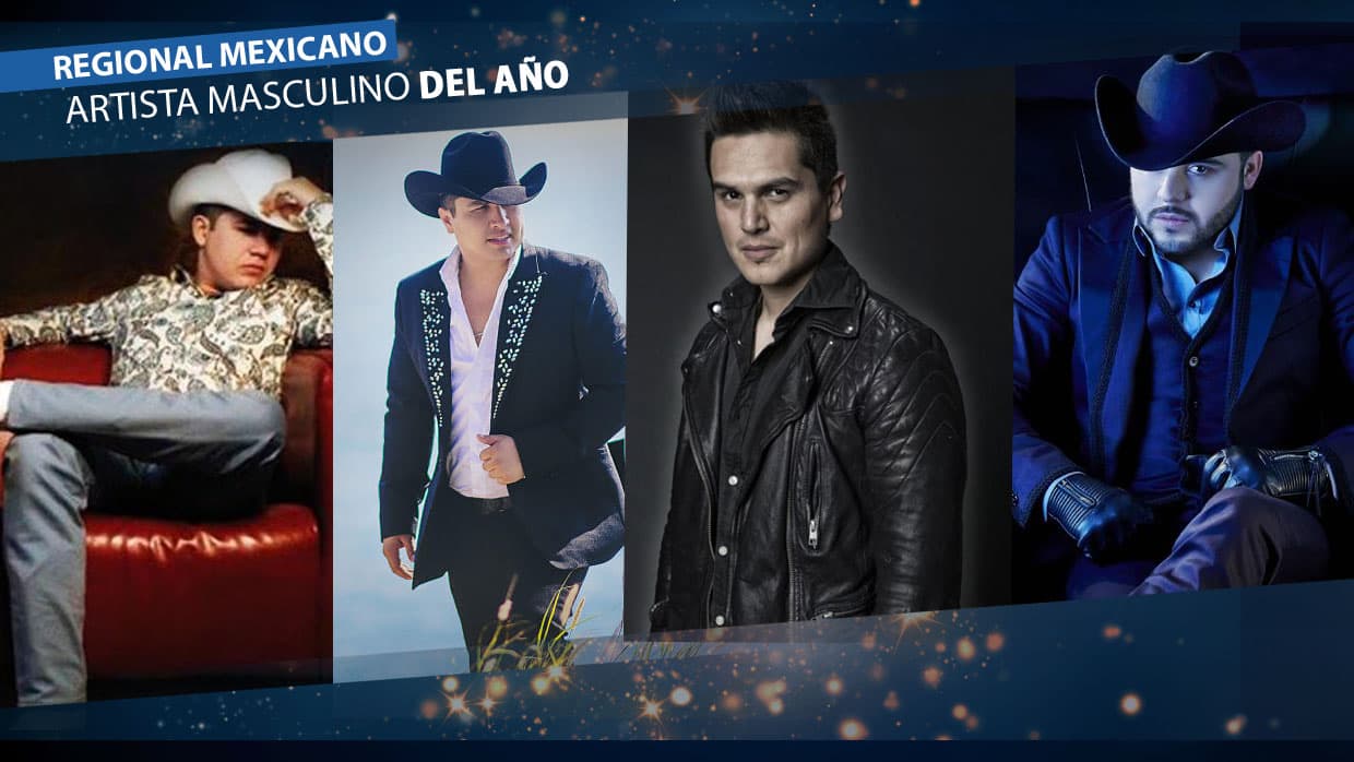 El 23 de febrero sabrás quién se lleva el premio a Artista Masculino del Año Regional Mexicano.