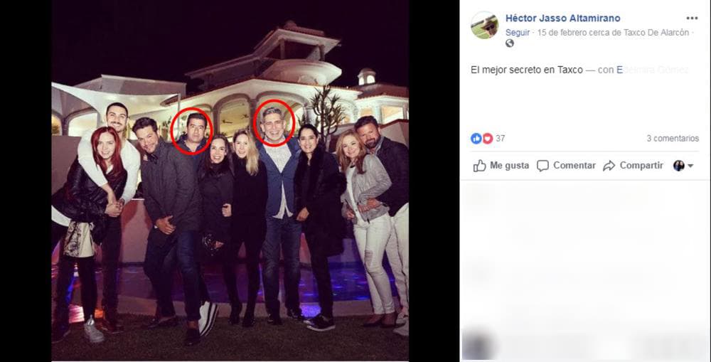 Esta fotografía es la última en la que se les ve juntos y está fechada el 15 de febrero de 2018.