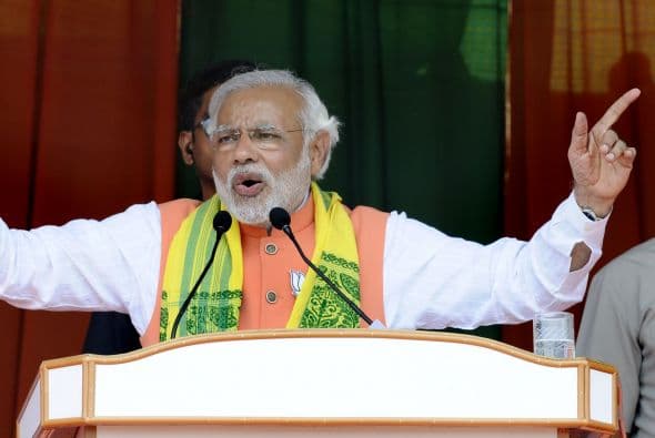 Narendra Modi es el mayor líder del partido Bharatiya Janata Party y del nacionalismo hindú en política india. Y algunos dicen que es potencial Primer Ministro de India en las próximas elecciones.