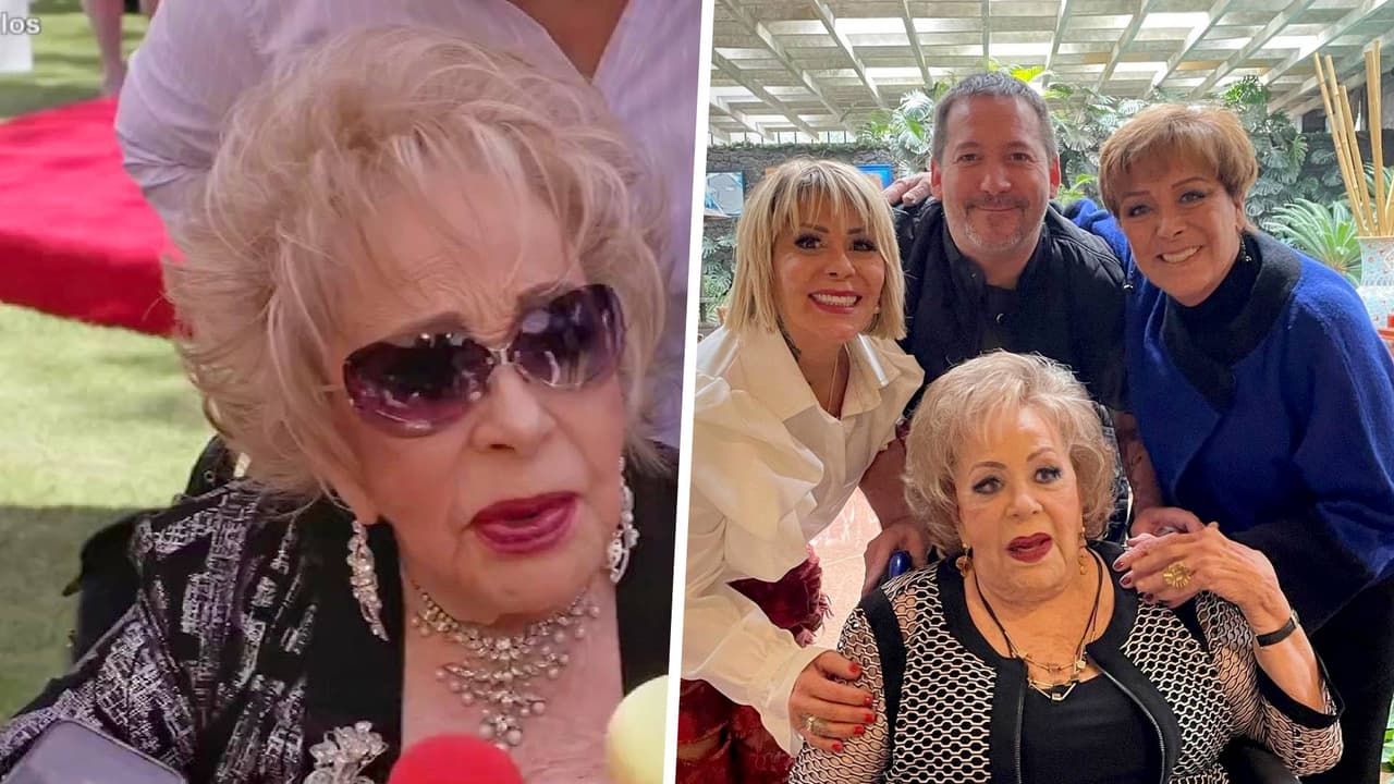 “Hay pleitos, pero son cosas sanas”: Silvia Pinal responde sobre el supuesto pleito entre sus hijos por su herencia