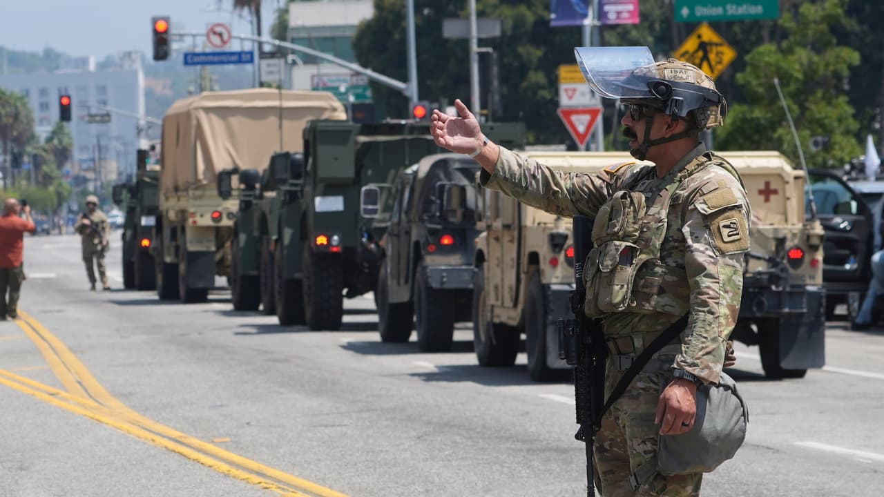 Despliegan 2,000 efectivos de la Guardia Nacional en Los Ángeles; causa polémica con autoridades locales