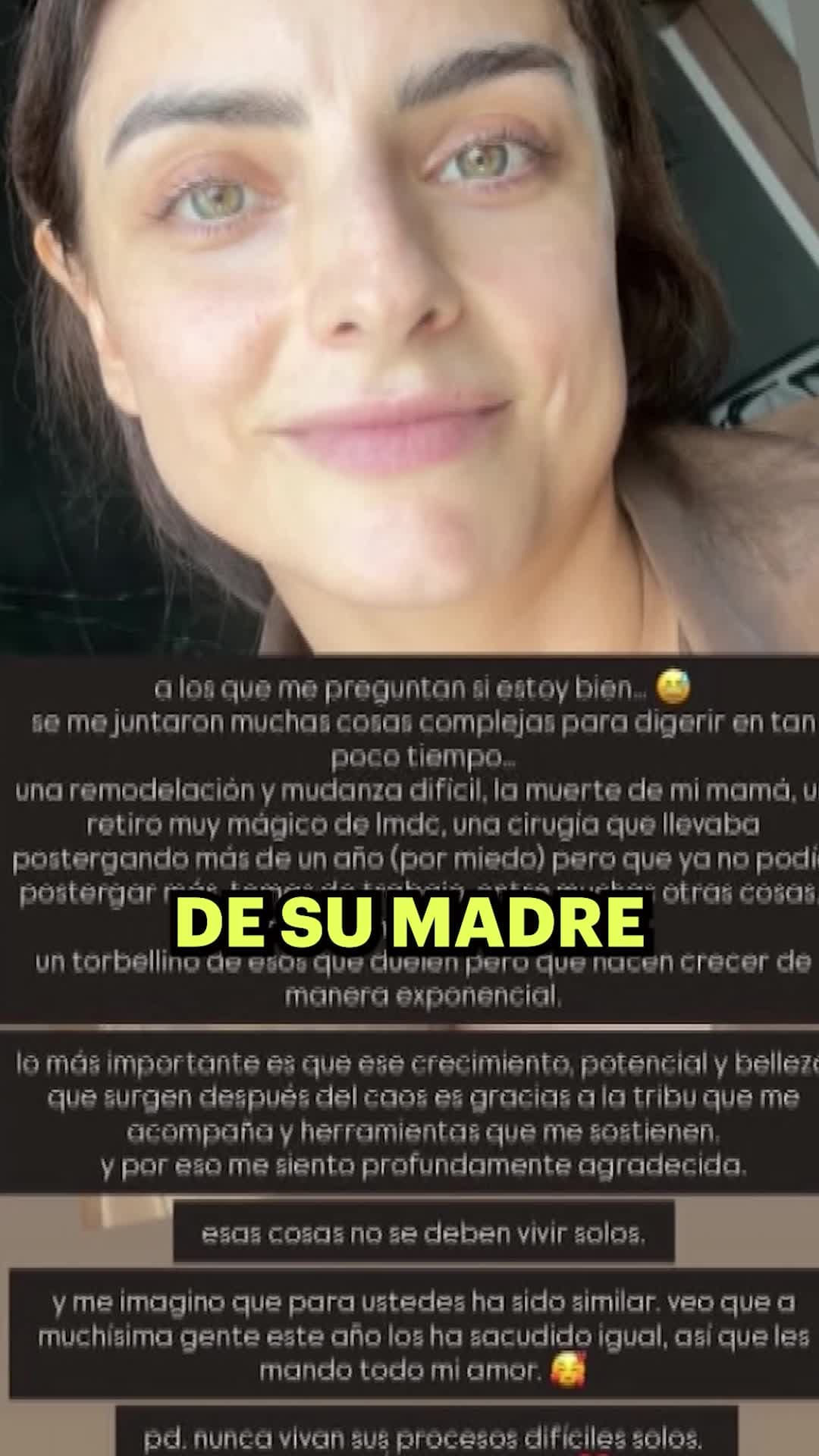 Aislinn Derbez termina en el hospital tras el fallecimiento de su mamá