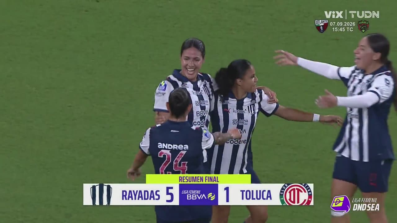 Rayadas le pasa por encima a las Diablas en la Liga Femenil 