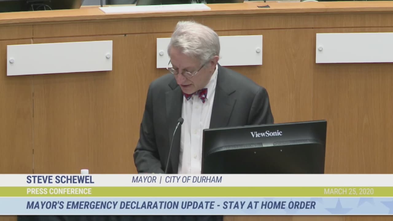 Decretan orden de permanecer en casa en Durham hasta el 30 de abril para combatir el brote del coronavirus 