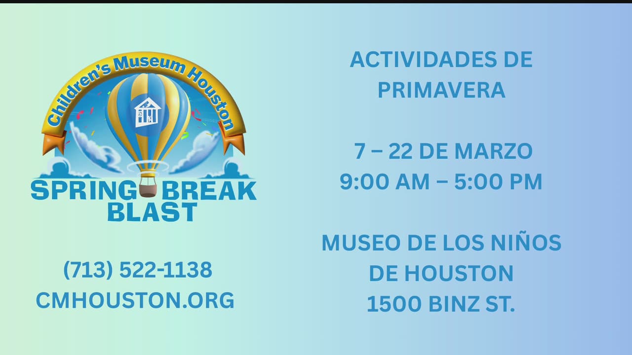 Actividades de primavera en el Museo de los Niños de Houston