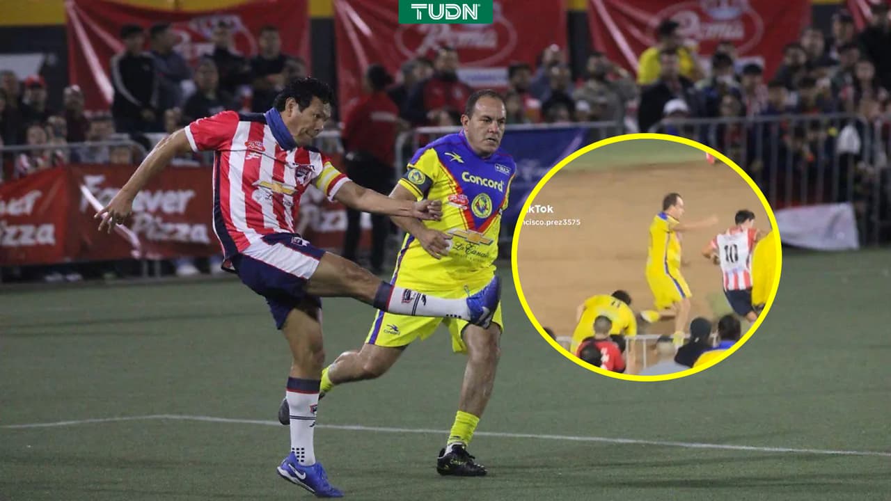 ¡Avísenle que es amistoso! La criminal falta del 'Cuauh' en Clásico de Leyendas 